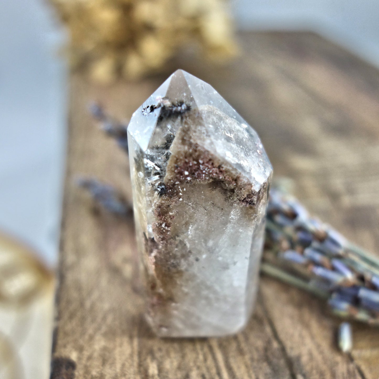 Mesmerizing Shamanic Dream Quartz Standing Specimen - Earth Family Crystals