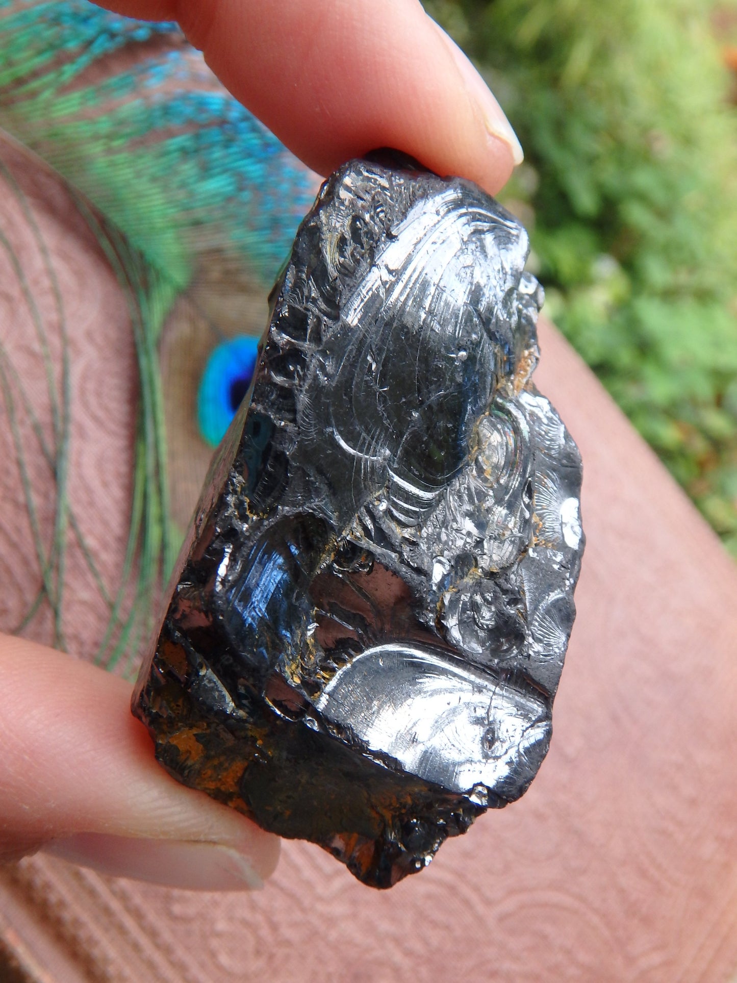 Natural Shiny  Noble Elite Shungite Specimen From Russia 1 - Earth Family Crystals