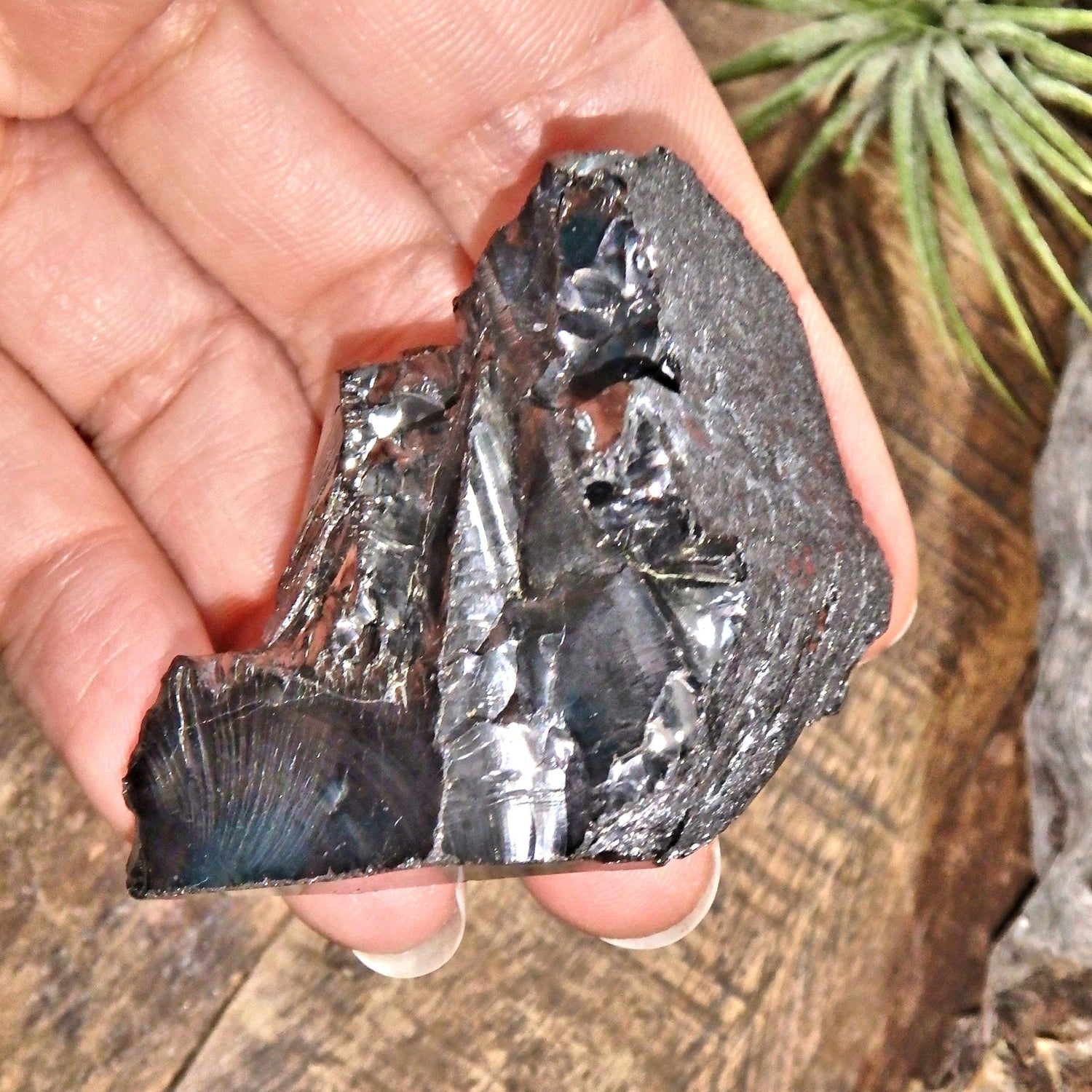  Chunky Handheld Elite (Noble) Shungite Natural Specimen From Russia 1
