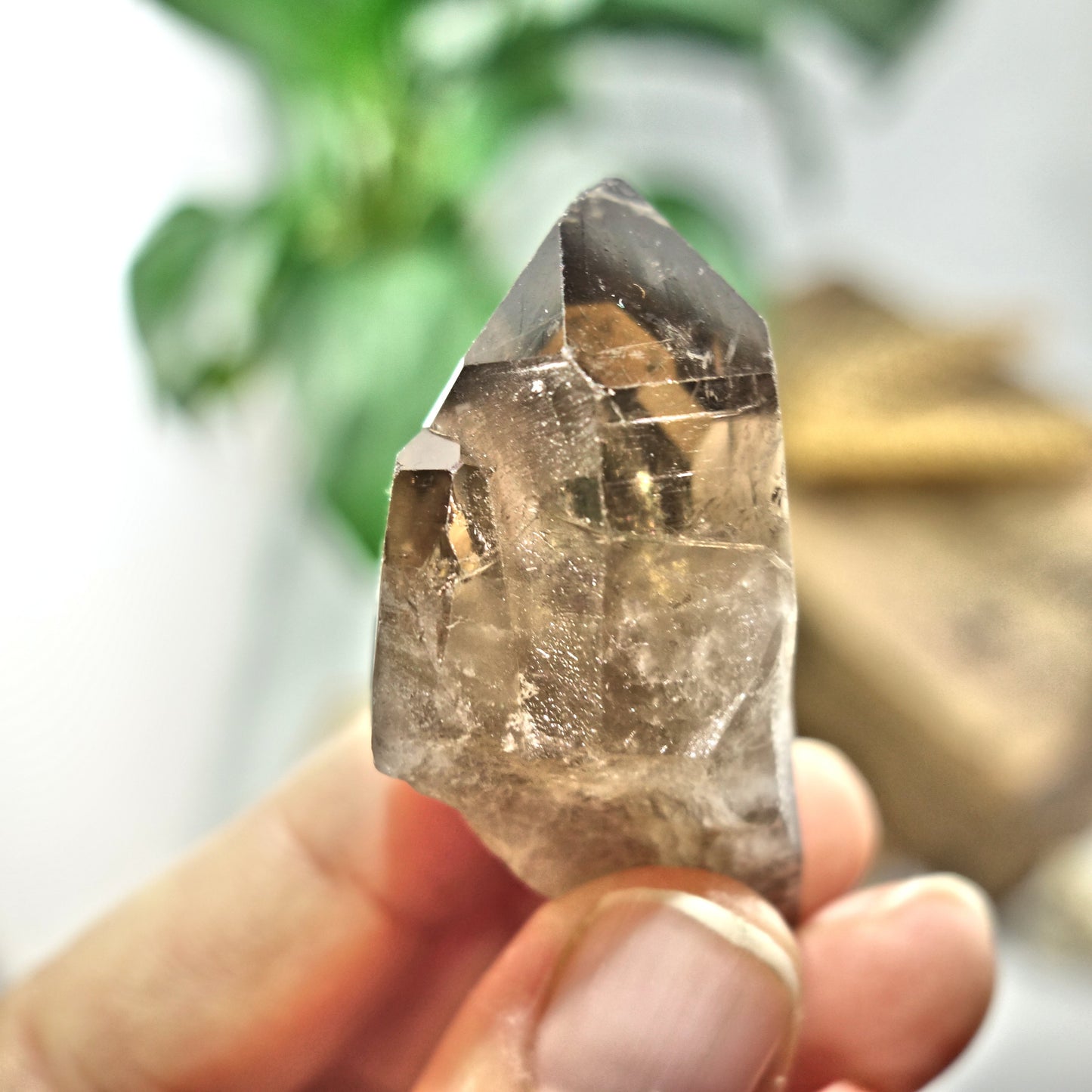 Natural Smoky Quartz Point~ Perfect Pocket Stone - Earth Family Crystals