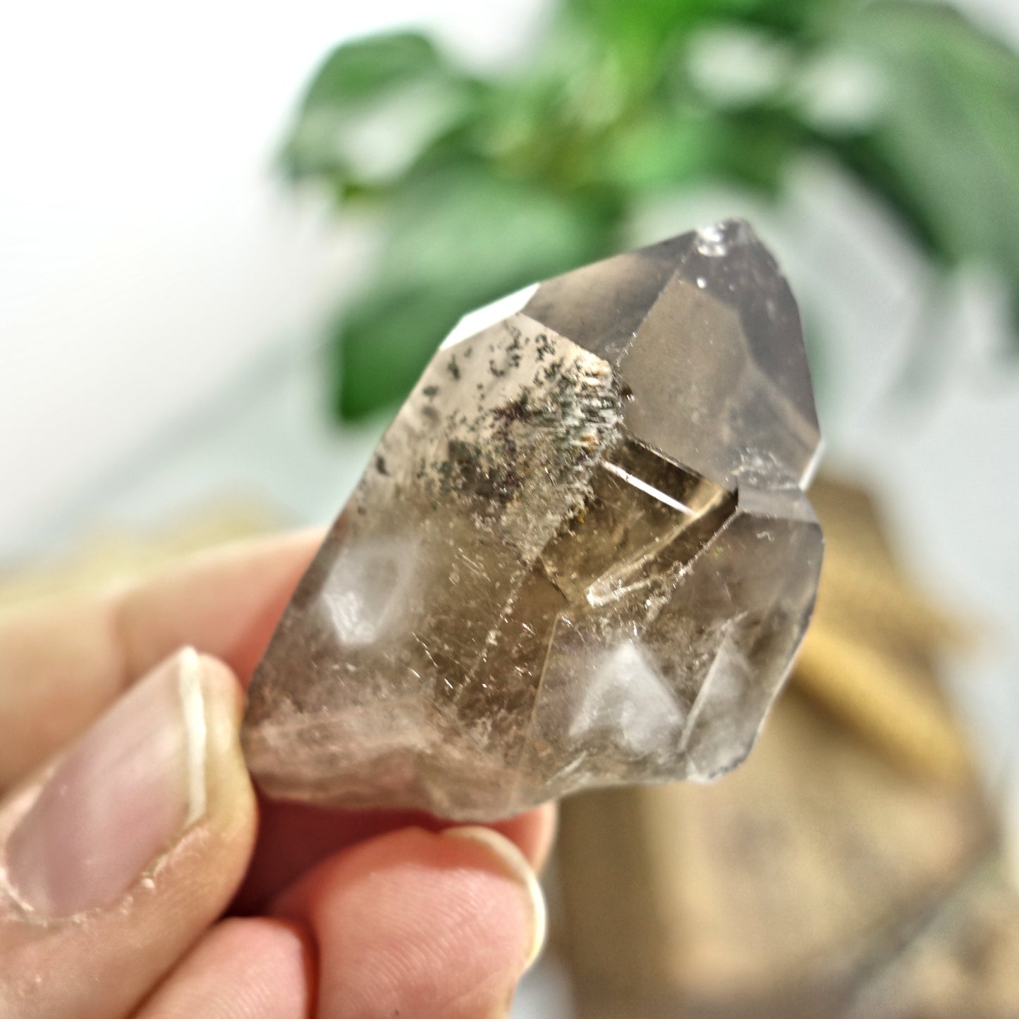 Natural Smoky Quartz Point~ Perfect Pocket Stone - Earth Family Crystals
