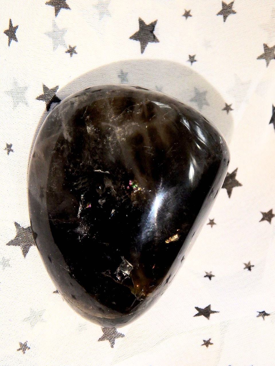  Deep Brown Smoky Quartz Shiny Hand Held Specimen 2