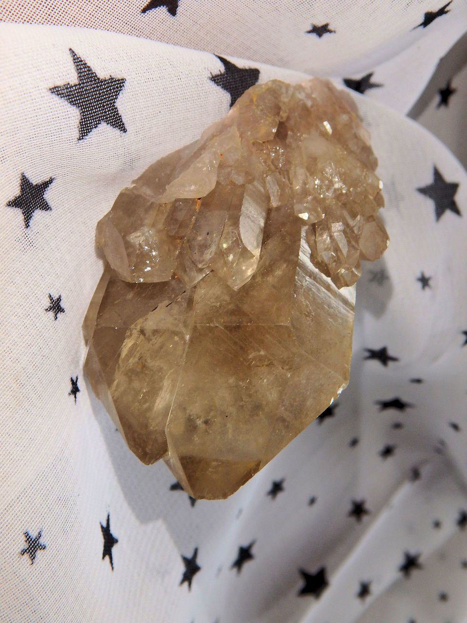 Cathedral Smoky Citrine Quartz Hand Held Point