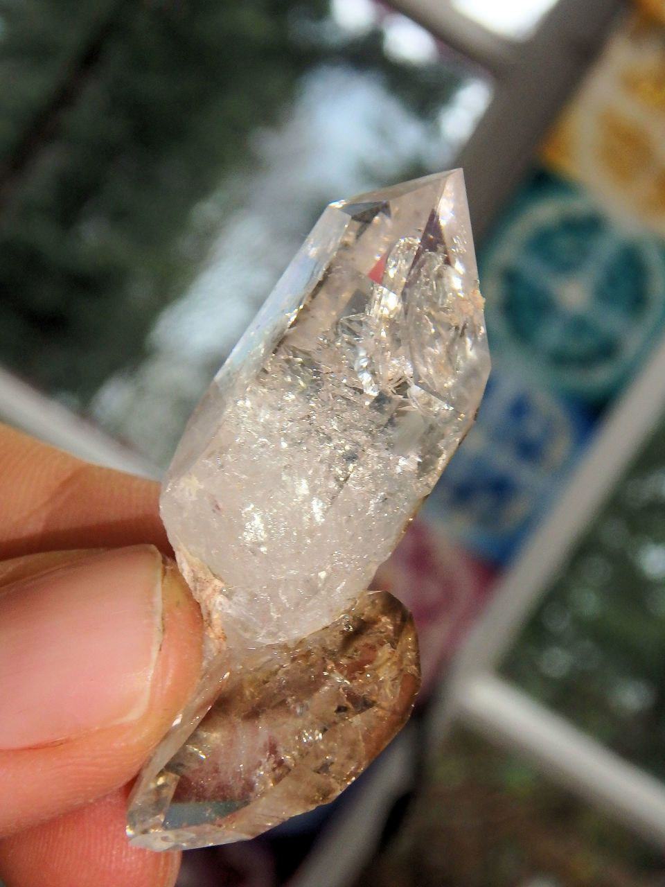 DT Brandberg Clear & Smoky Quartz Mother & Babe Collectors Specimen