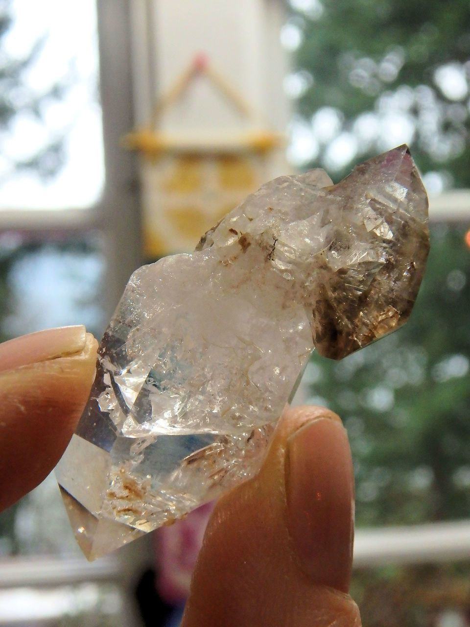 DT Brandberg Clear & Smoky Quartz Mother & Babe Collectors Specimen