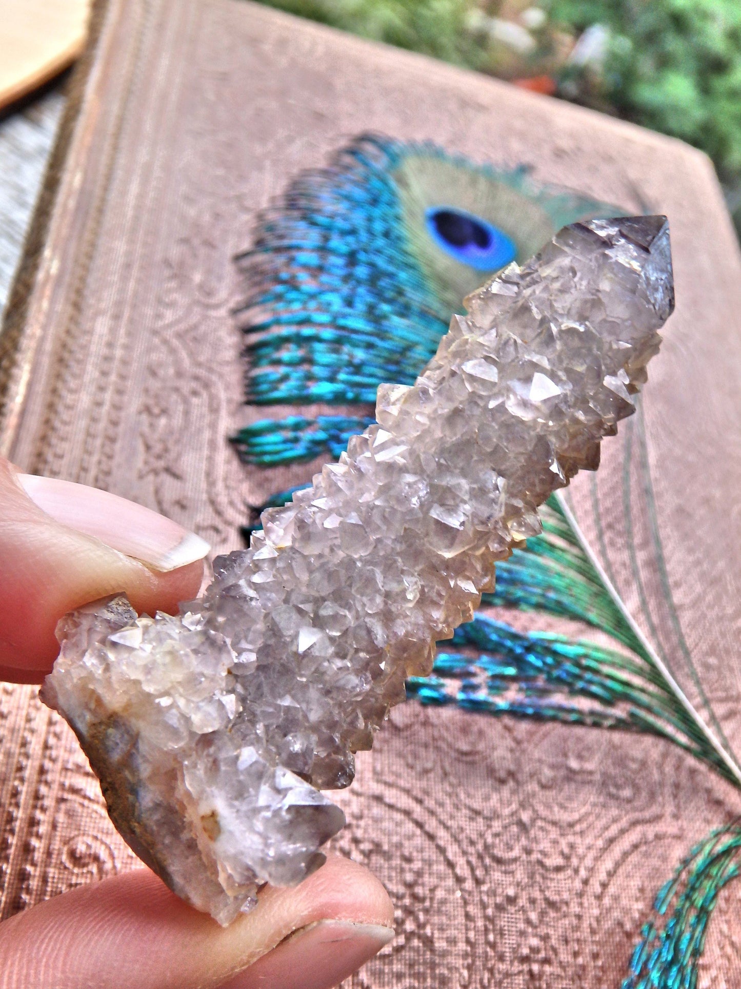  Cute Ametrine Spirit Quartz Single Point Specimen 1