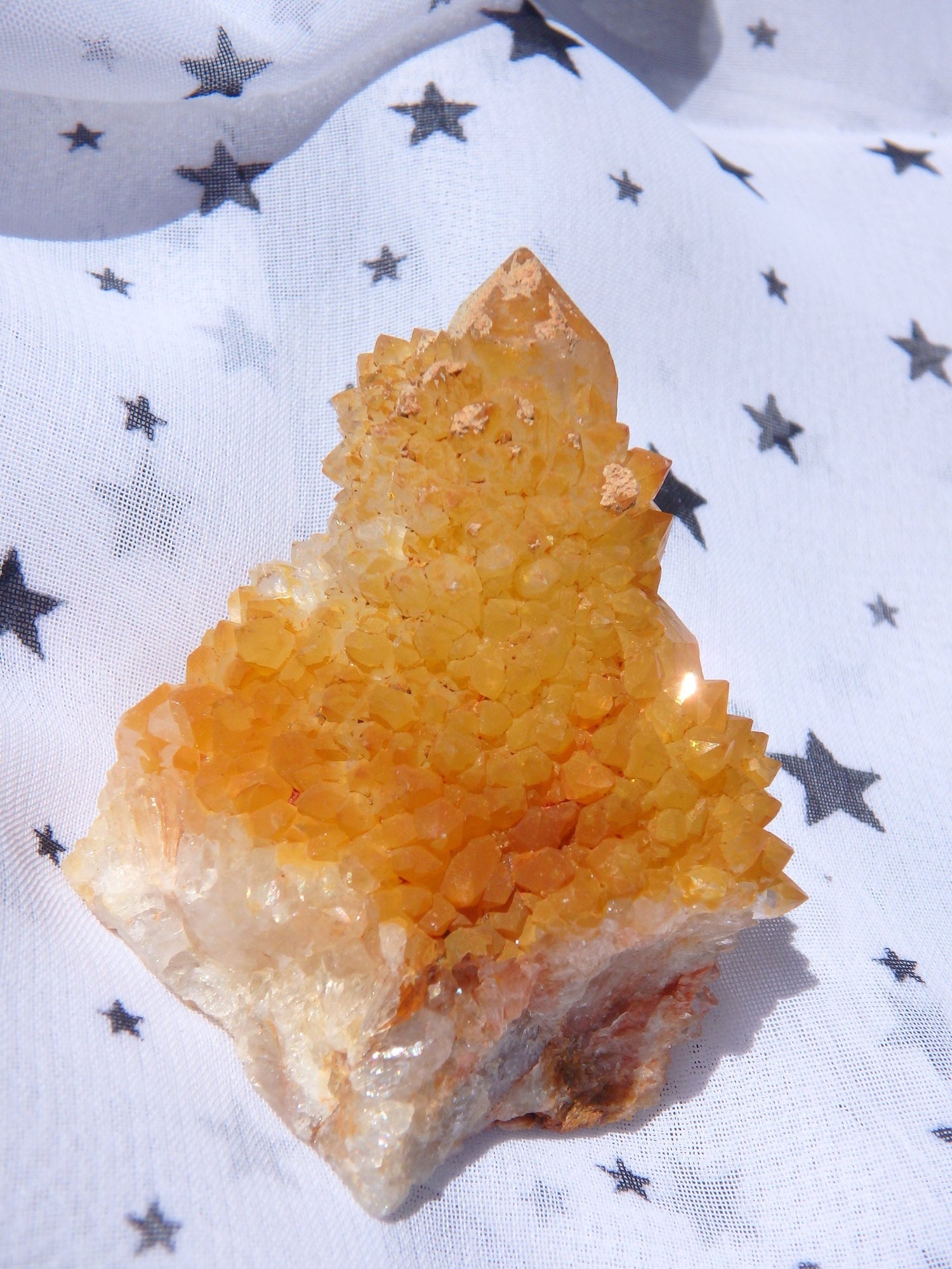  Completely Natural Standing Golden Citrine Spirit Quartz Specimen
