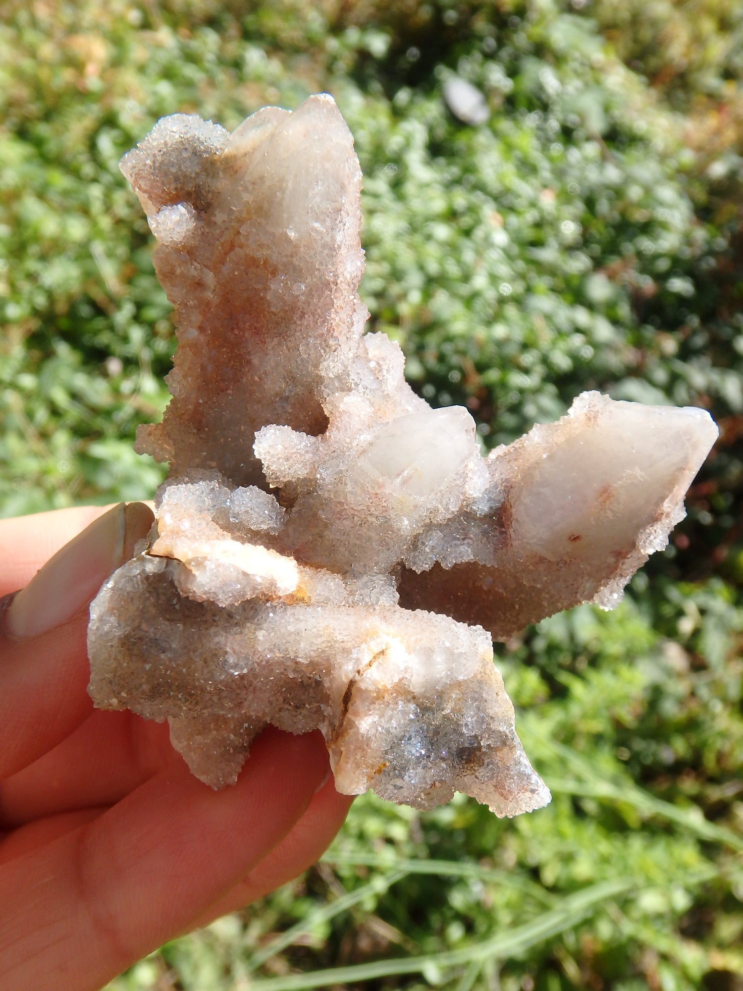 Incredible Sparkle & Color Ametrine Spirit Quartz with Red Hematite Inclusions - Metiz Tier Price