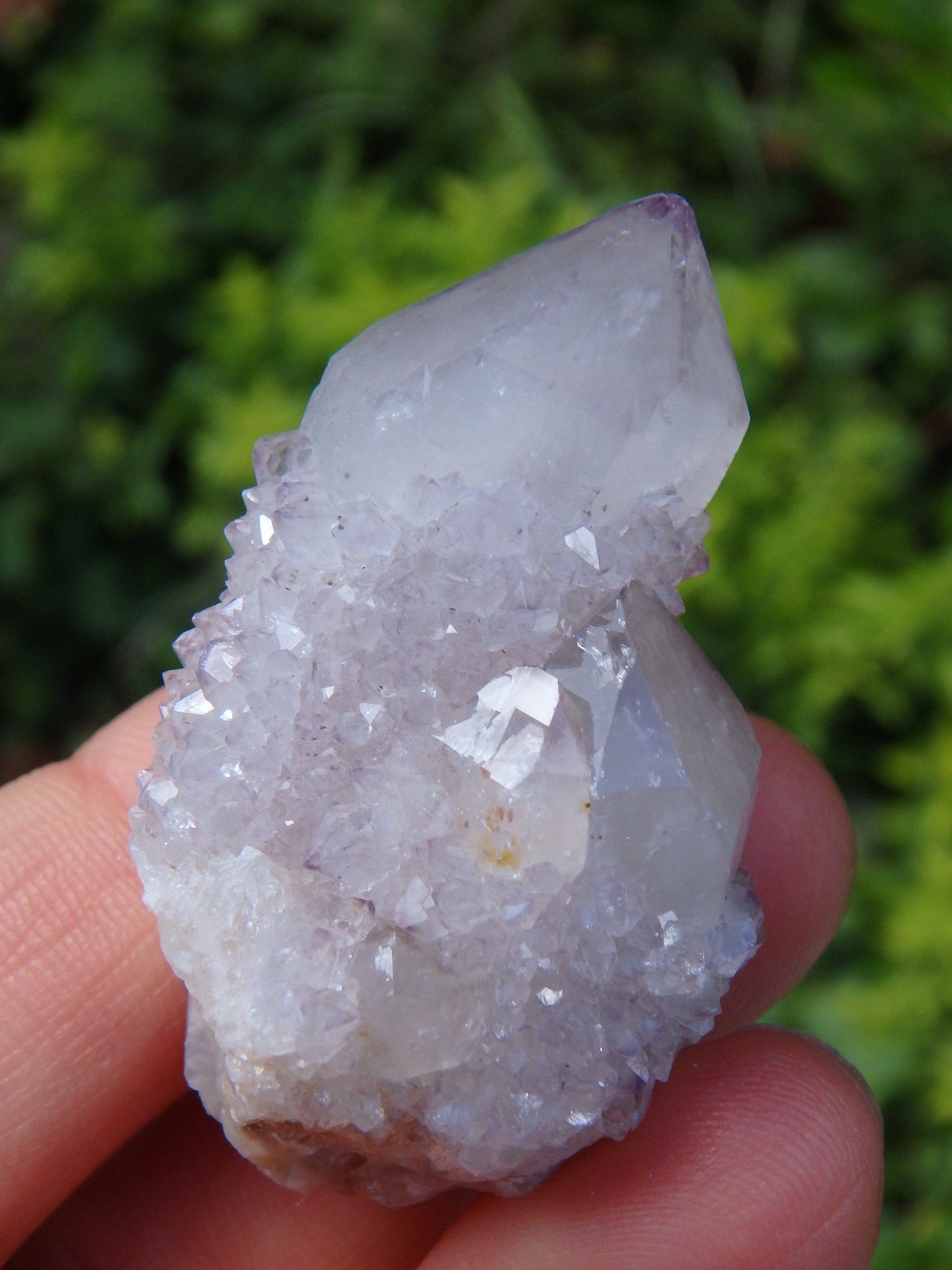  Cute Light Purple Spirit Quartz Cluster From South Africa