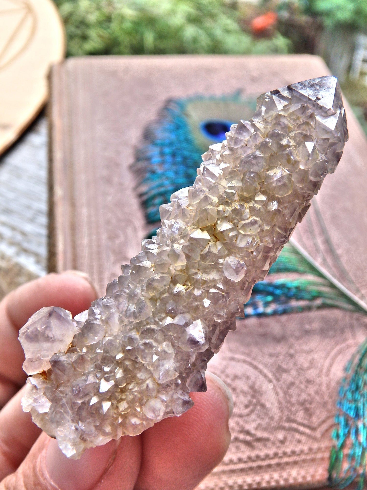  Cute Ametrine Spirit Quartz Single Point Specimen 1