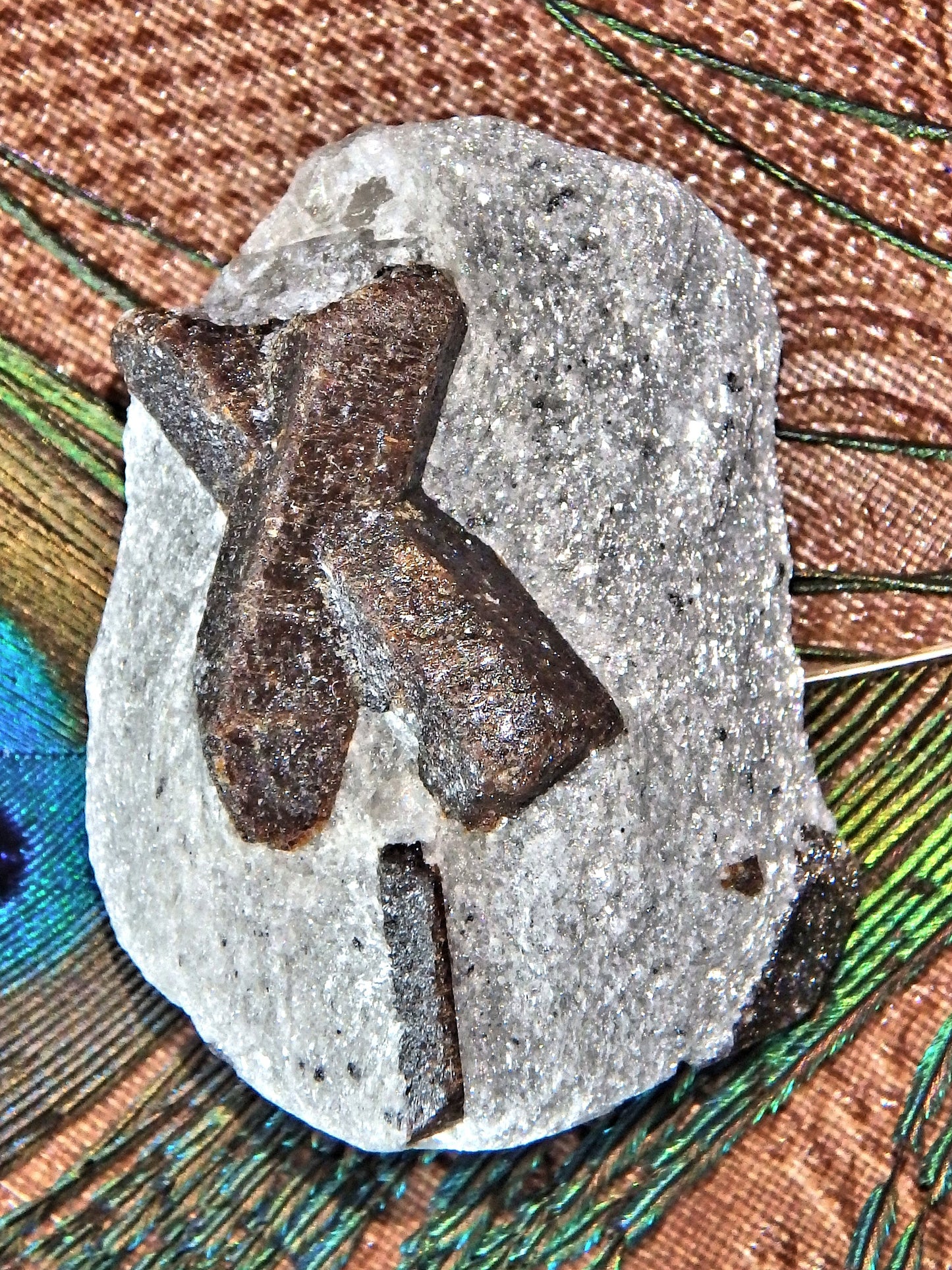 Natural & Rare Staurolite Specimen From Russia 1 - Earth Family Crystals