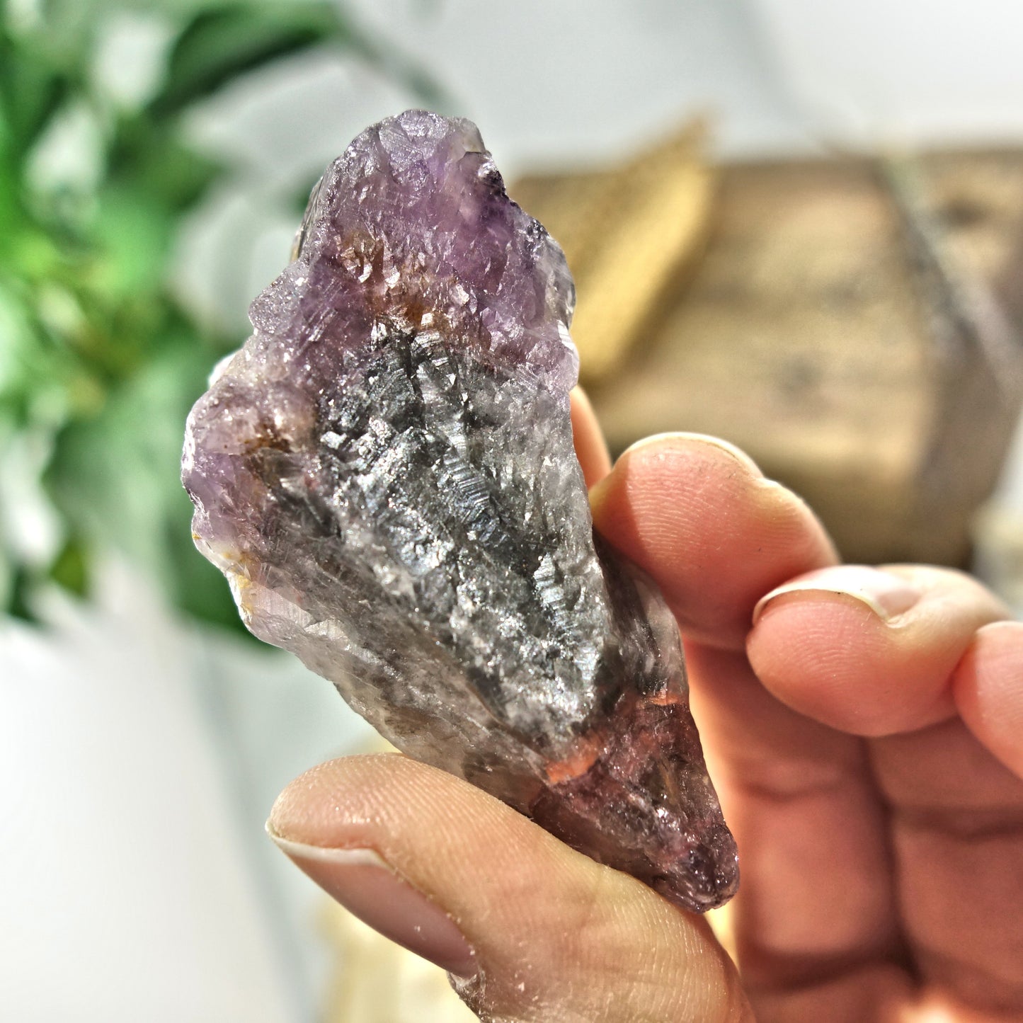 Gorgeous Inclusions Super 7 (Melody Stone) Natural Point From Brazil - Earth Family Crystals