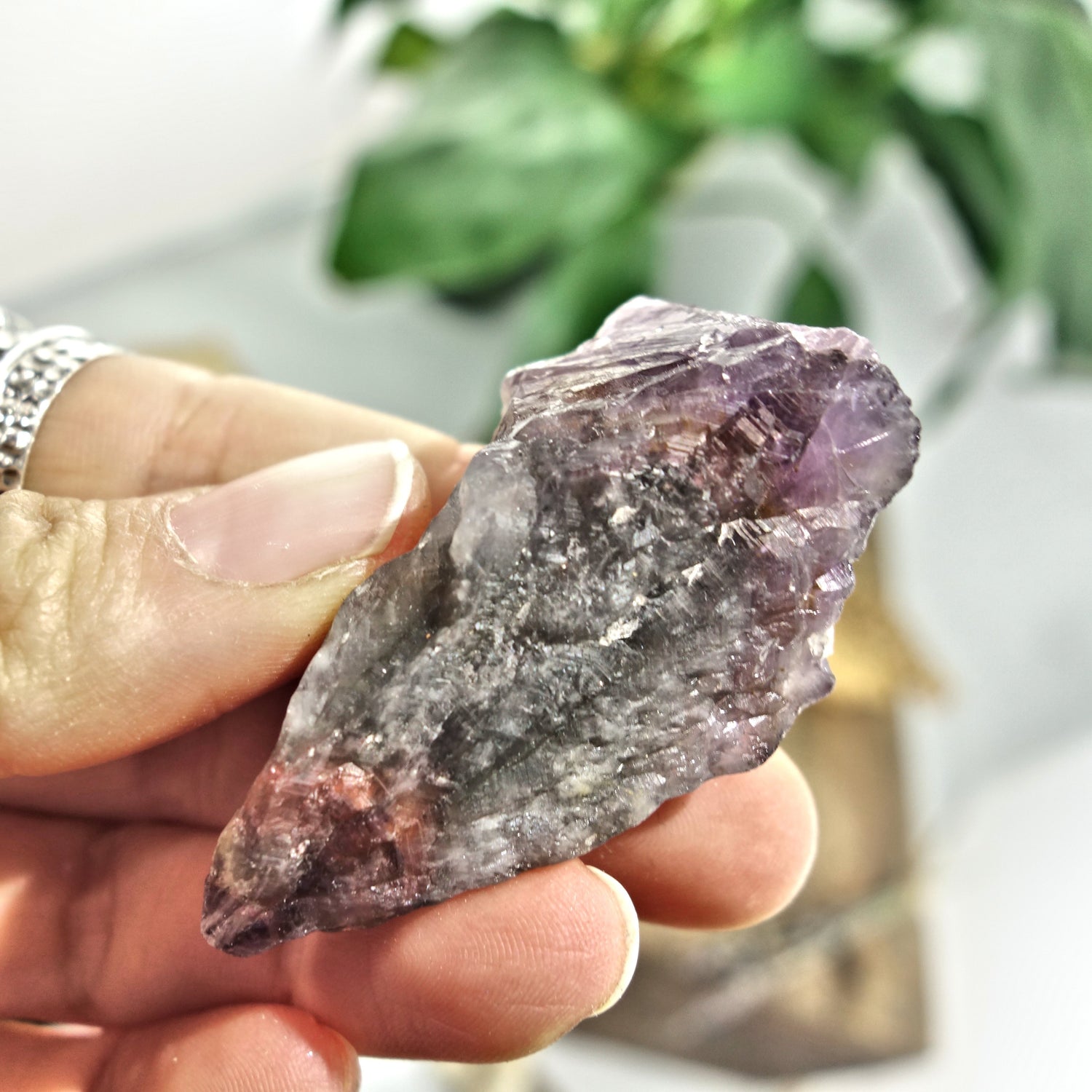 Gorgeous Inclusions Super 7 (Melody Stone) Natural Point From Brazil - Earth Family Crystals