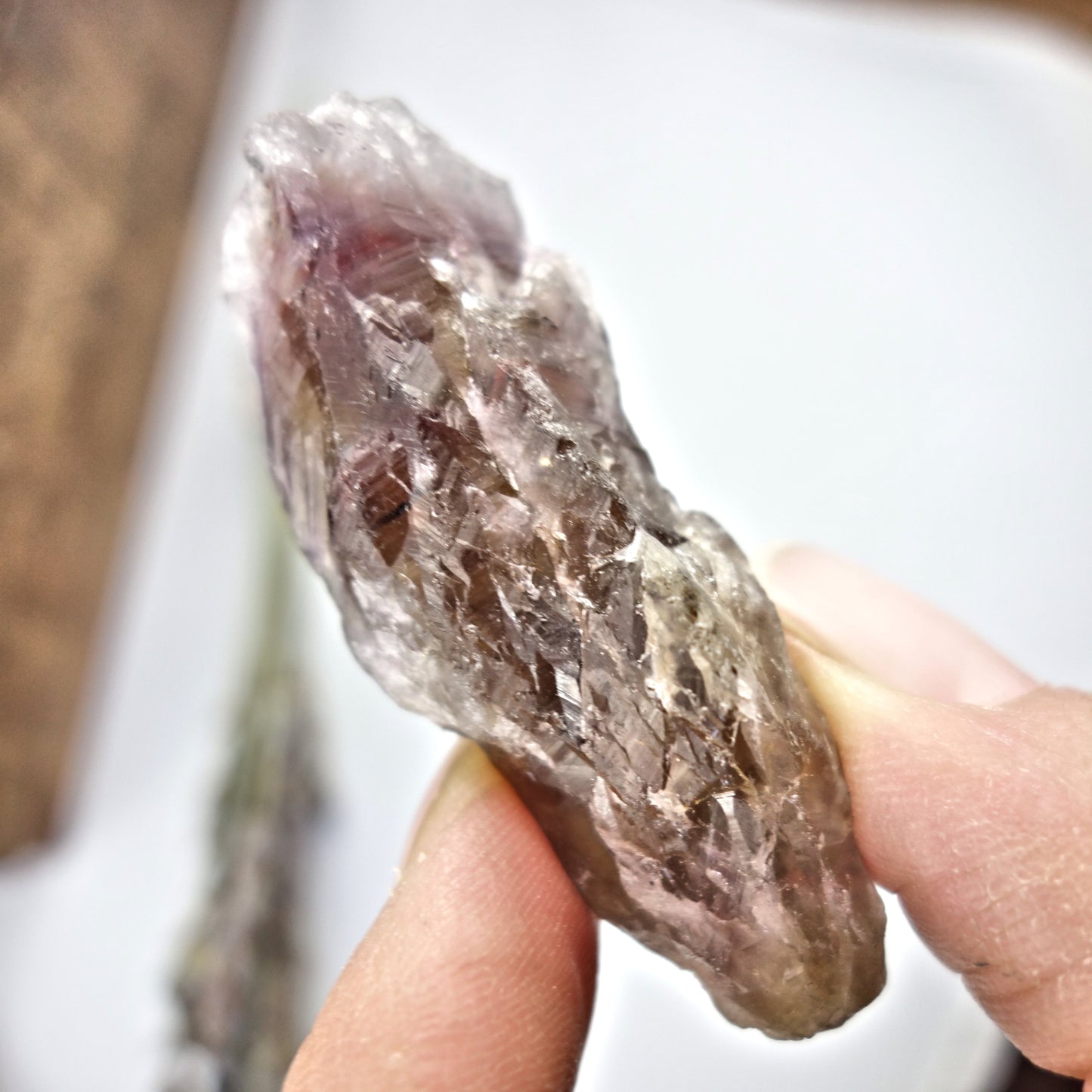 Powerful Raw Super 7 Hand Held Specimen From Brazil 1