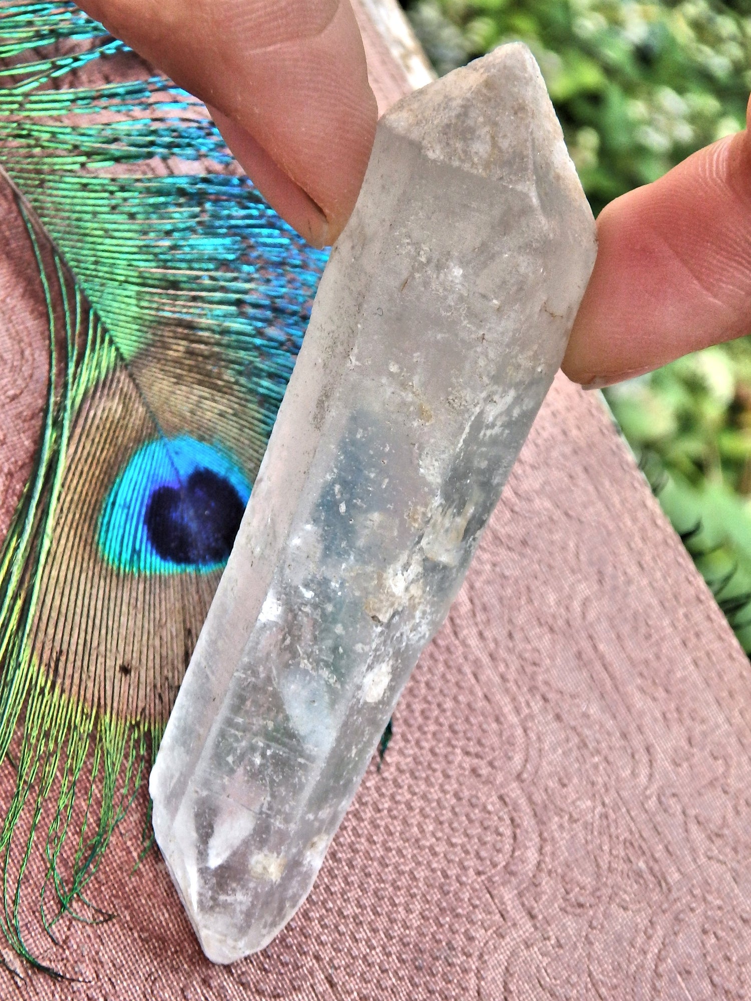 Hidden Rainbows Tibetan Double Terminated Point 1 - Earth Family Crystals