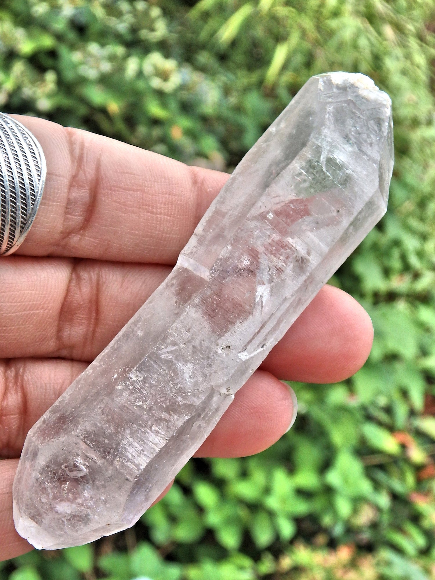 Hidden Rainbows Tibetan Double Terminated Point 2 - Earth Family Crystals