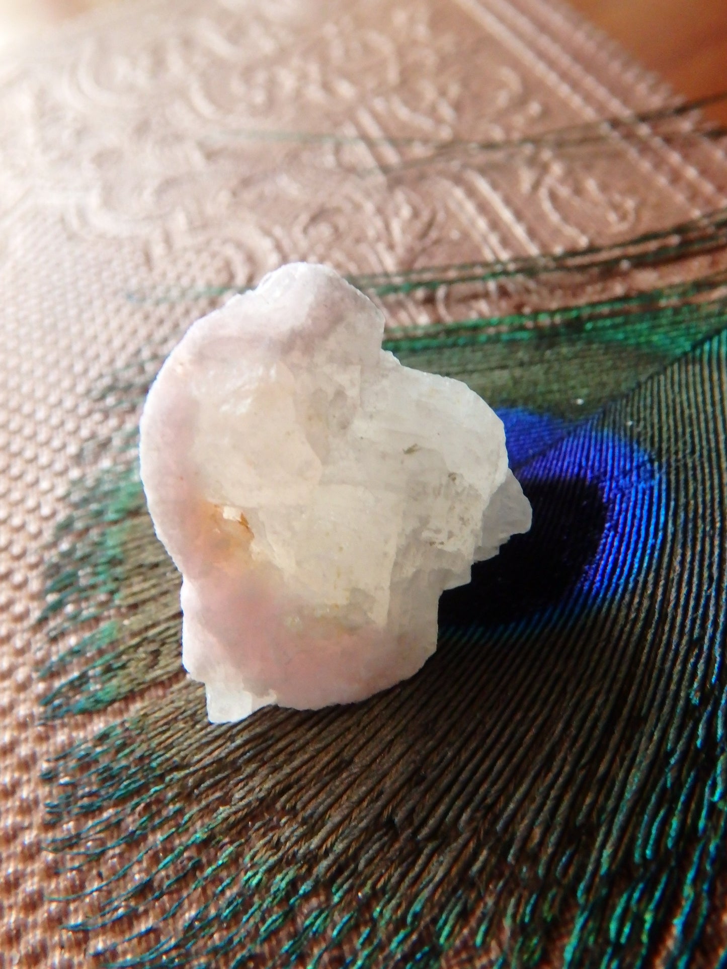 Hand Harvested Very Rare Tugtupite With White Natrolite From Greenland - Earth Family Crystals