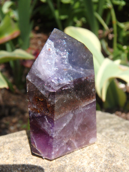  Amazing Inclusions Auralite-23 Polished Standing Display Specimen From Canada