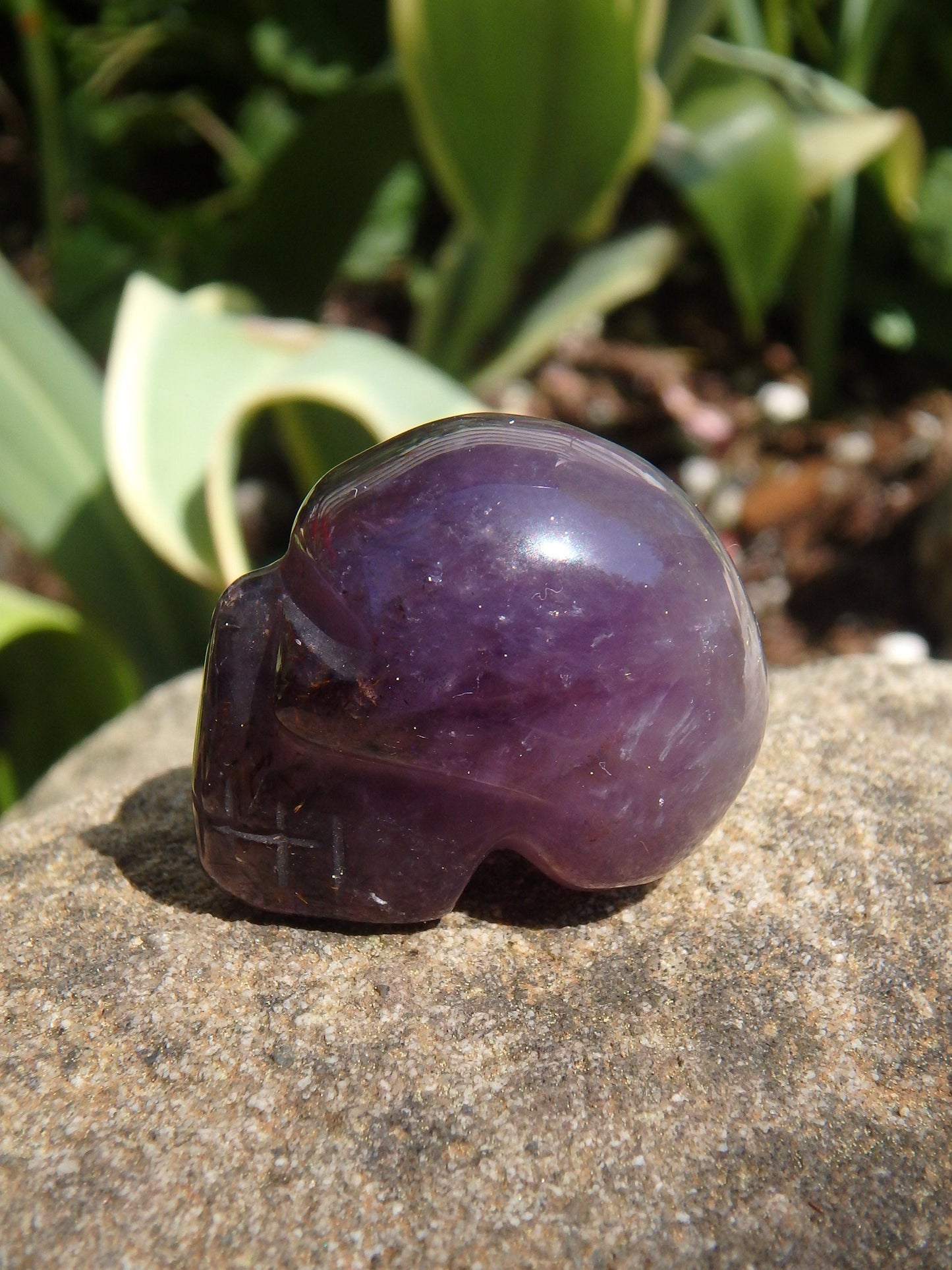  Auralite-23 Skull Carving From Canada 1