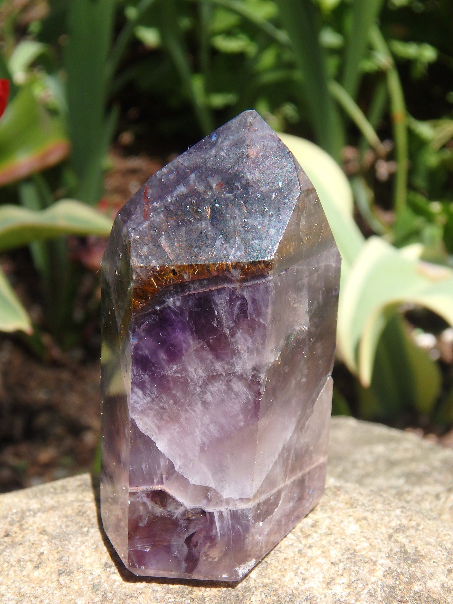  Amazing Inclusions Auralite-23 Polished Standing Display Specimen From Canada