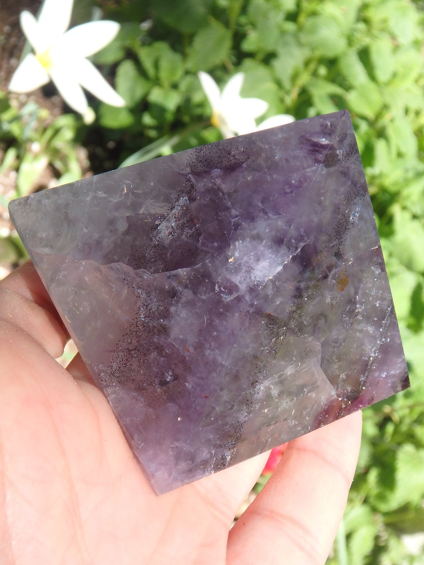 Large Auralite-23 Polished Pyramid Carving From Canada - Metiz Tier Price