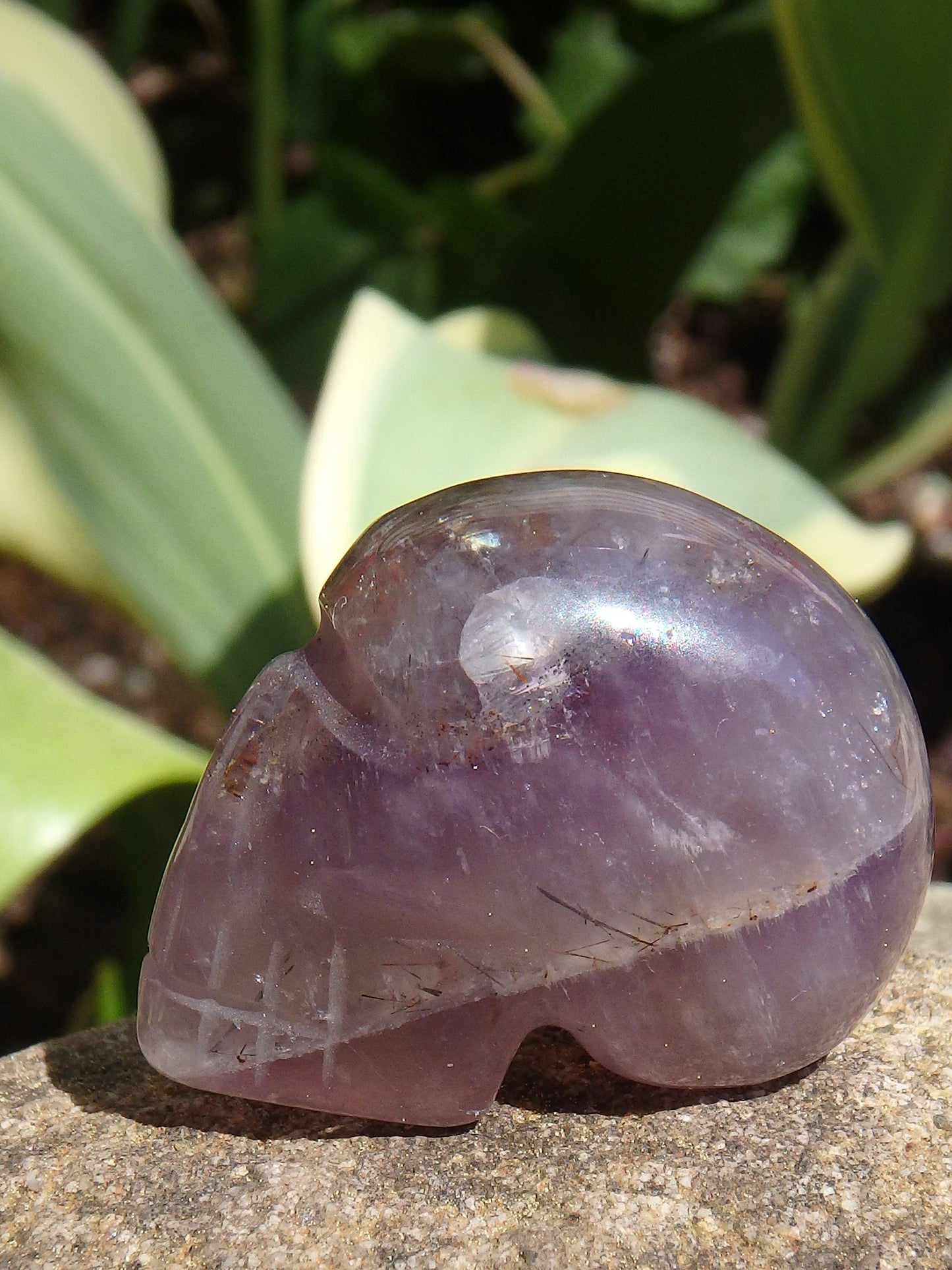  Auralite-23 Skull Carving From Canada 2