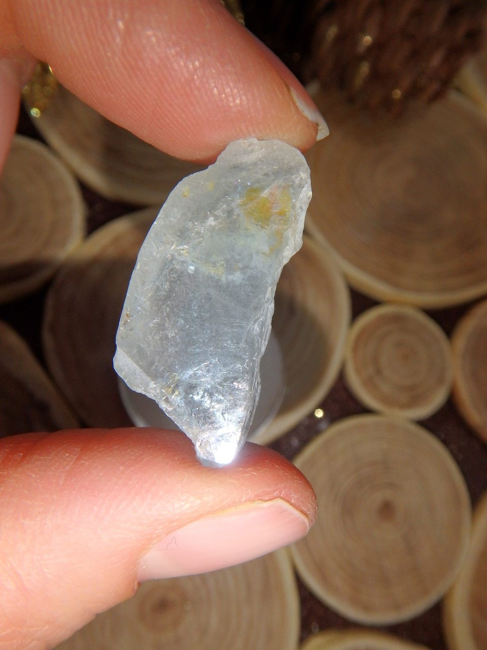 Natural Sky Blue Topaz From Brazil in Collectors Box 2 - Earth Family Crystals