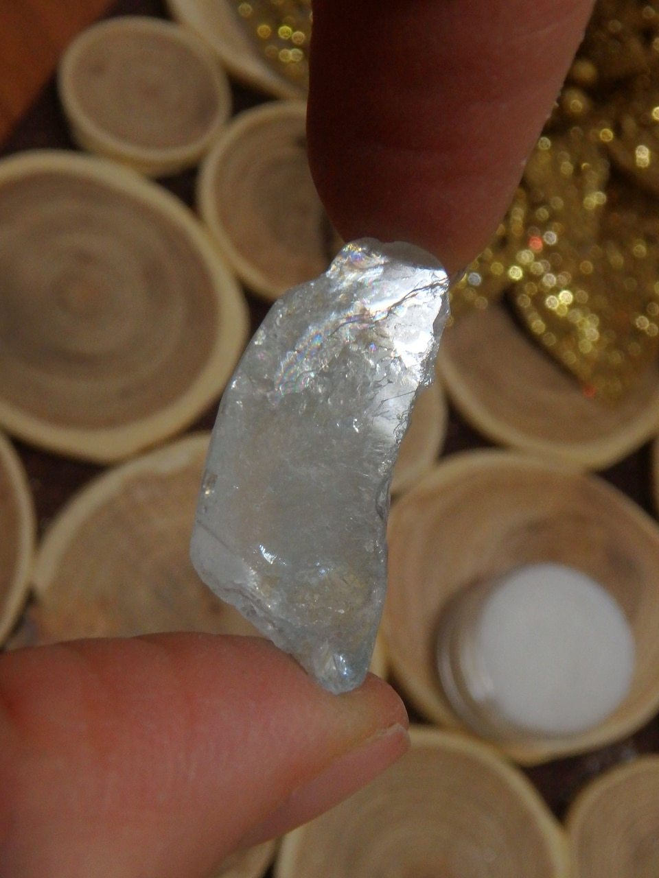 Natural Sky Blue Topaz From Brazil in Collectors Box 2 - Earth Family Crystals