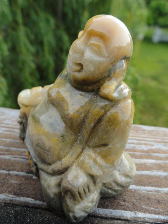  BUMBLE BEE JASPER Buddha~Eases Emotional Stress,Protects,Boosts Energy*
