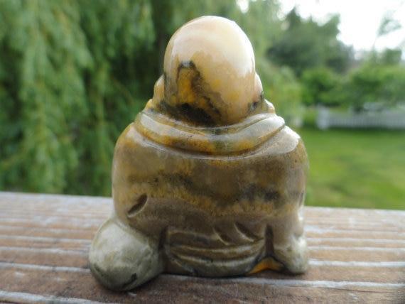  BUMBLE BEE JASPER Buddha~Eases Emotional Stress,Protects,Boosts Energy*
