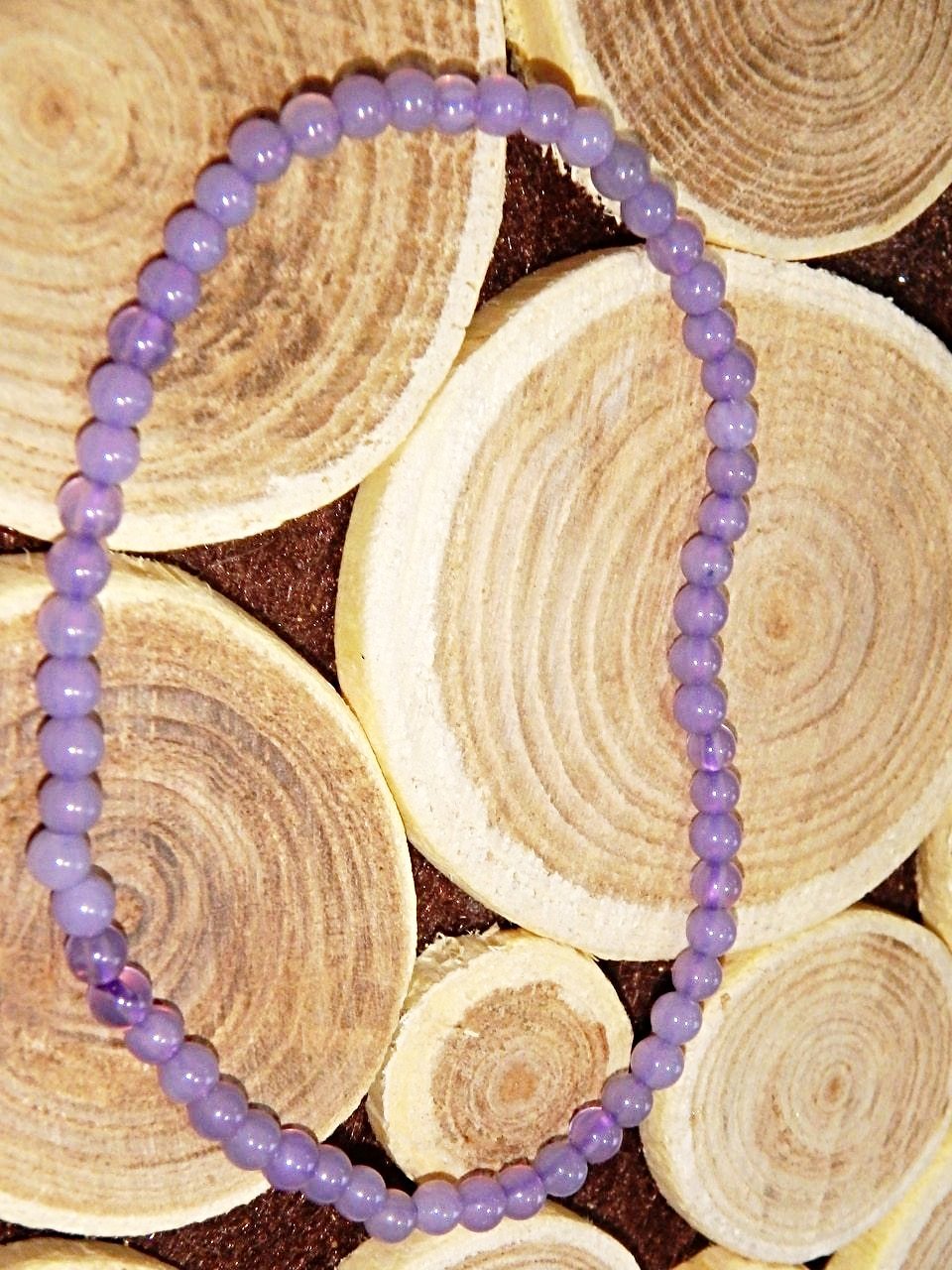 Lovely & Dainty Grape Agate Bracelet - Earth Family Crystals