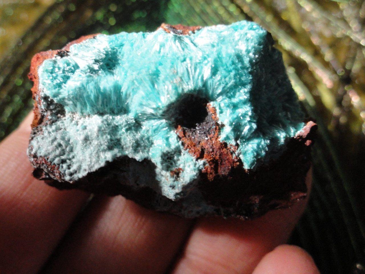  Delicate Fuzzy Blue ROSASITE SPECIMEN*