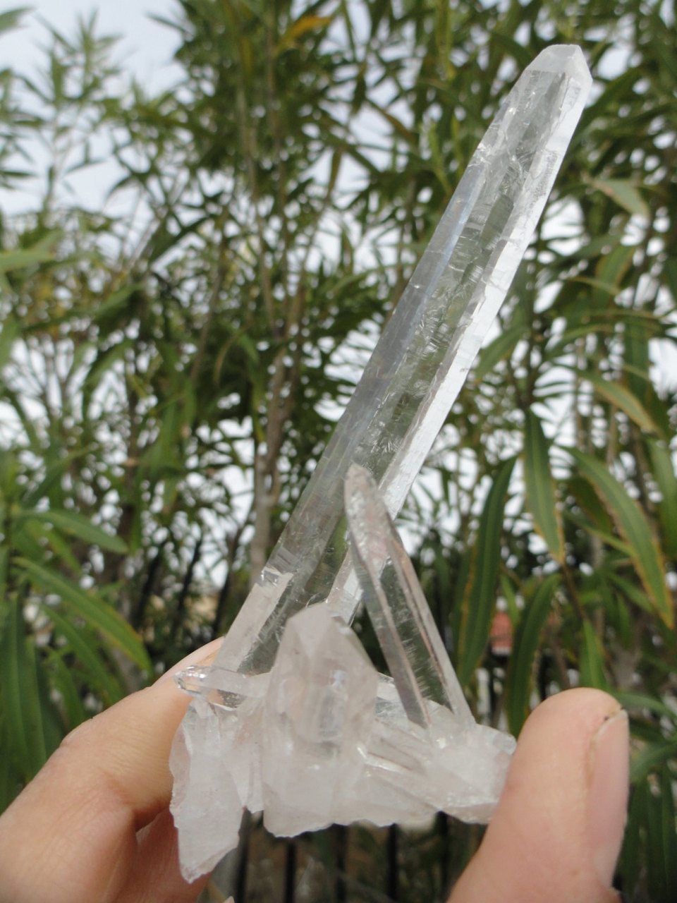 High Vibration Extra Clear CATHEDRAL QUARTZ CLUSTER From Brazil* - Earth Family Crystals