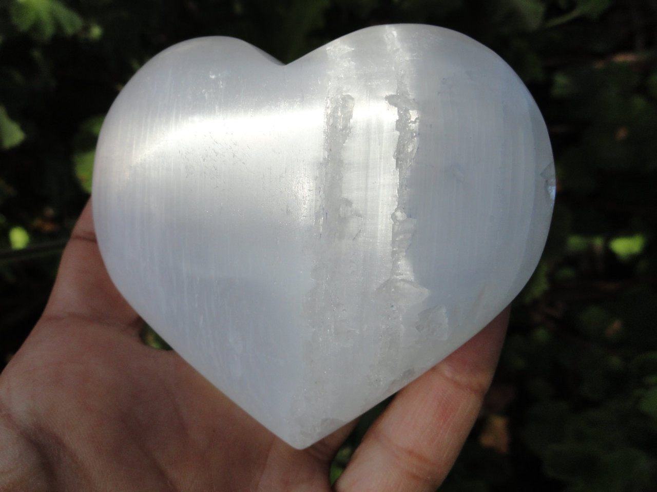  Beautiful SELENITE HEART*