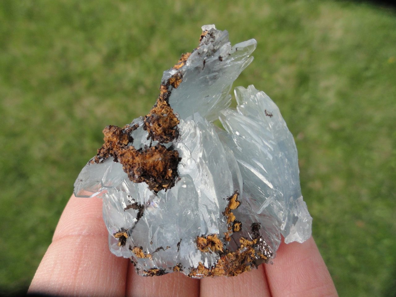 NEW Find * Gorgeous BLUE BARITE From Morocco* - Earth Family Crystals