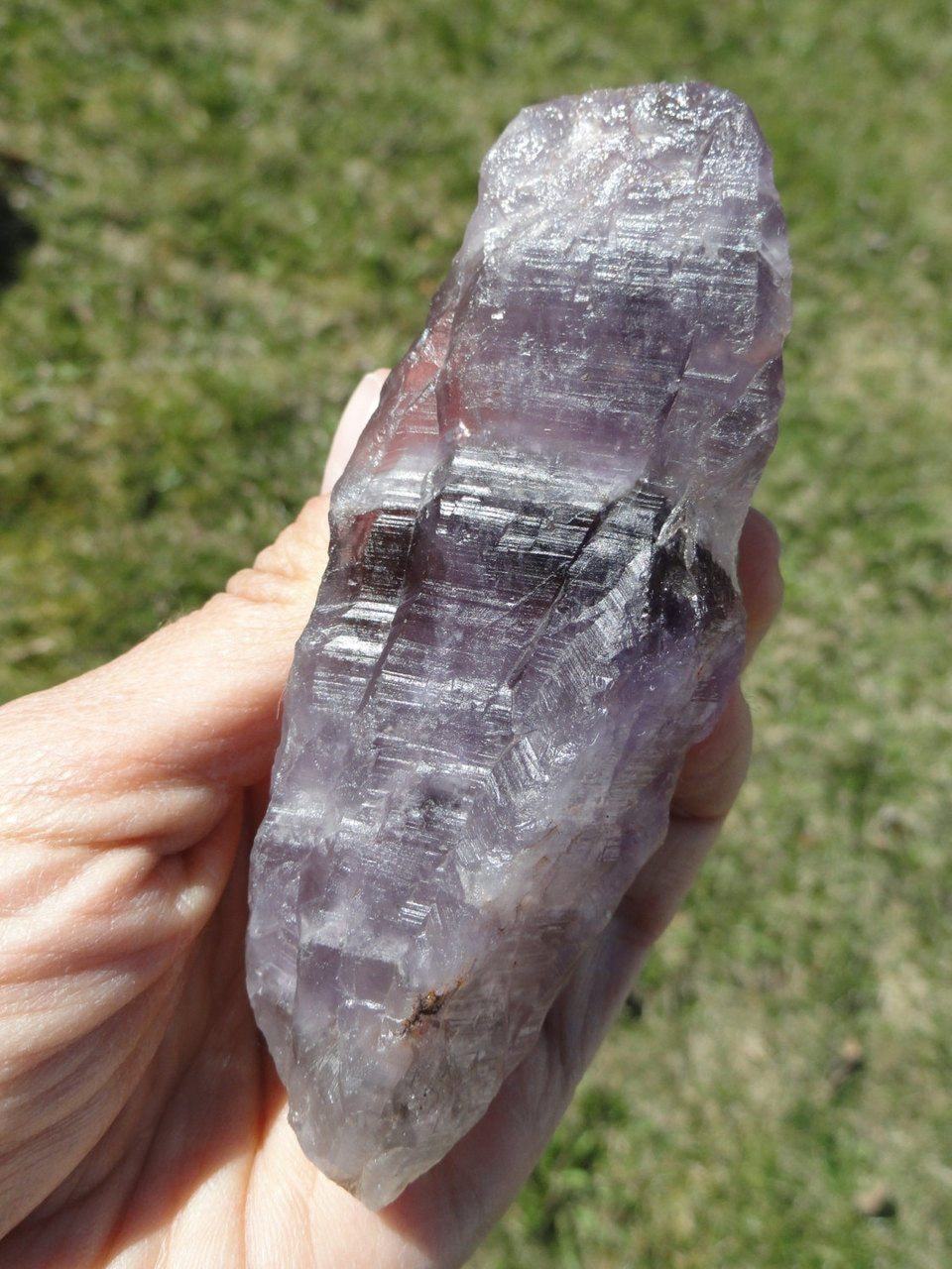  AURALITE-23 WAND Ideal for Reiki * Super 23~ Cacoxenite, Amethyst, Citrine, Lepidocrosite, Ajoite, Hematite, Magnetite, Pyrite,Gold*