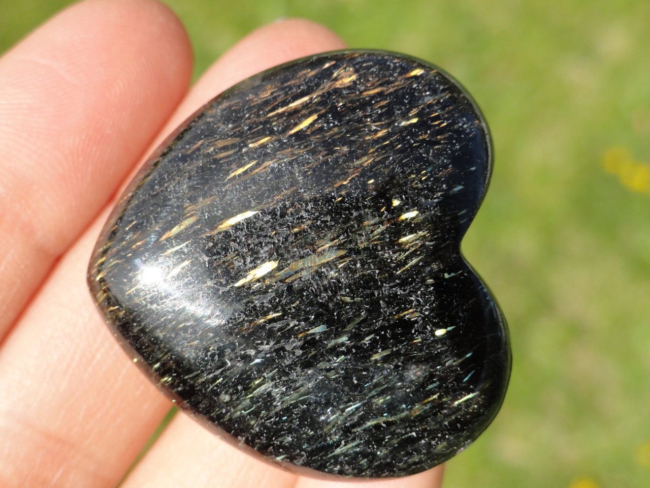 Mysterious NUUMMITE HEART~Discovery, Protection,Opportunities* - Earth Family Crystals