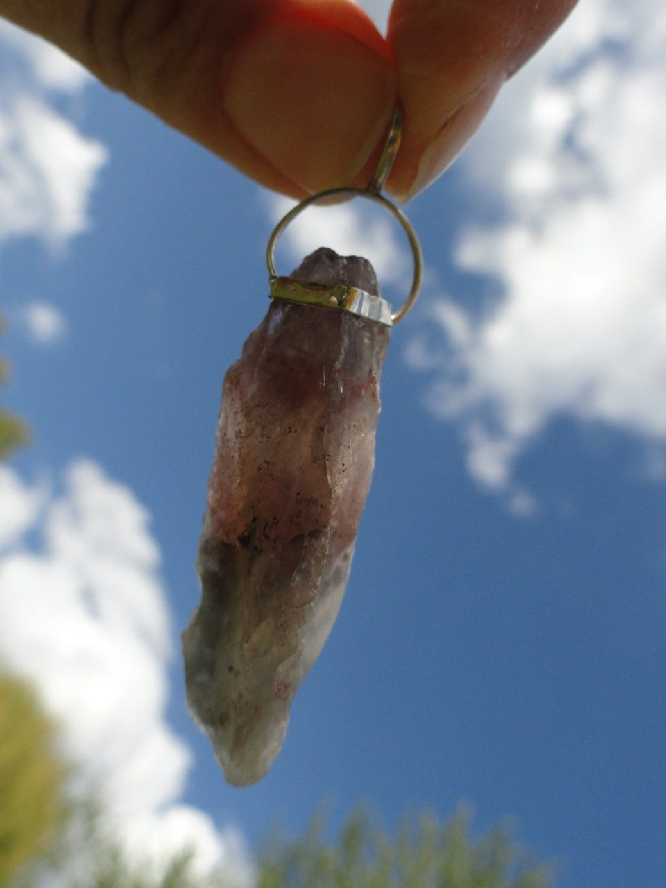 High Vibration SUPER 7 PENDANT (Includes Free Silver Chain) - Earth Family Crystals