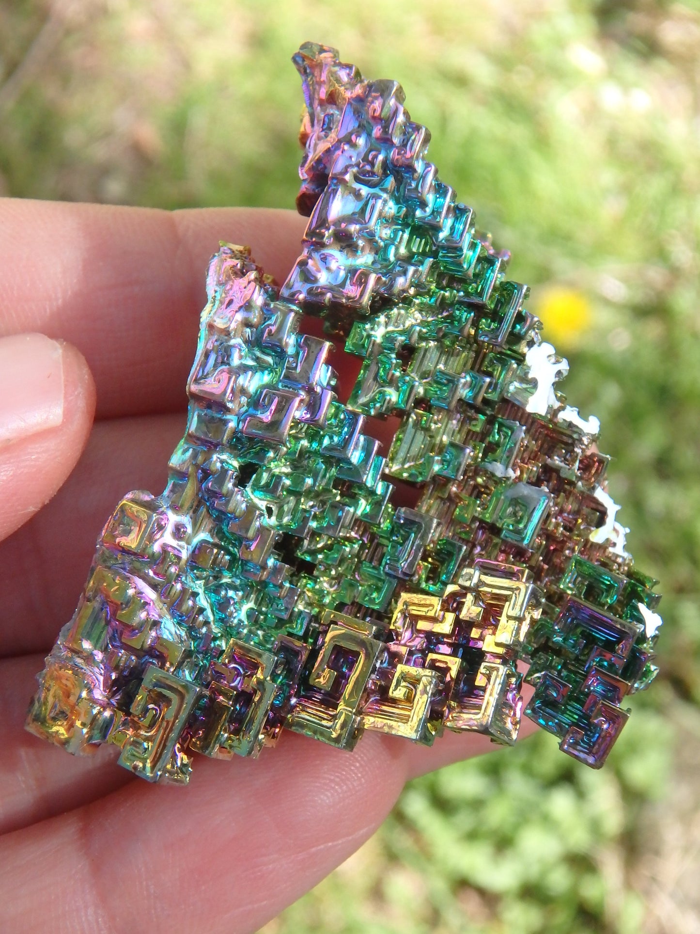 Large 3D Depth Rainbow Bismuth From Germany - Metiz Tier Price
