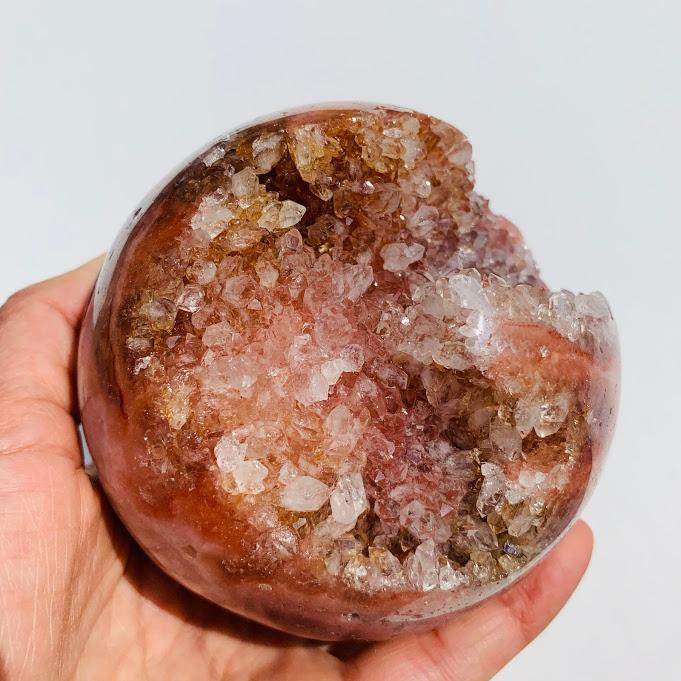  Amazing High Grade XXL Pink Amethyst Druzy Geode Sphere~ Locality Patagonia